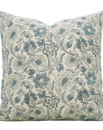 Block Print Linen Blend Pillow Cover-Jarul