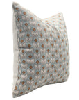 Hand Block Print Thick Linen designer pillow cover- TITLI - Fabdivine