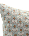 Hand Block Print Thick Linen designer pillow cover- TITLI - Fabdivine