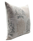 Block print Pillow cover for sofa, couch or bed- Pure Linen- VRINDAVAN - Fabdivine