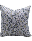 Block print Pure Linen throw pillow cover - HIMACHAL - Fabdivine