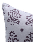 Block print Pillow cover for sofa, couch or bed- Pure Linen- SADA BAHAR - Fabdivine