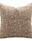 Hand Block Print Pure Thick Linen designer pillow cover - HIMACHAL - Fabdivine