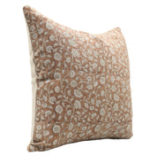 Hand Block Print Pure Thick Linen designer pillow cover - HIMACHAL - Fabdivine