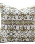 Hand Block Print pure linen designer pillow cover- HRIDYAVAN - Fabdivine