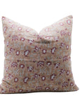 Block print Pure Linen throw pillow cover- NAYAAB - Fabdivine