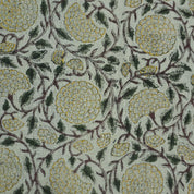 Thick Linen Block Print Roman Shade-KARWACHAUTH