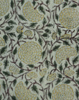 Thick Linen Block Print Roman Shade-KARWACHAUTH