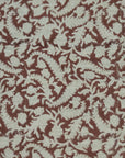 Thick Linen Floral Window Shade-Blackforest