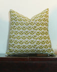 Block print Pure Linen throw pillow cover- SHEHNAZ - Fabdivine