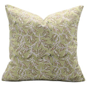 Block Print Duck Canvas Throw Pillow Cover- KAMAL DUTTA - Fabdivine