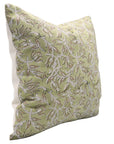 Block Print Duck Canvas Throw Pillow Cover- KAMAL DUTTA - Fabdivine