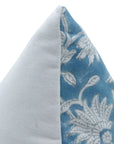 ARADHANA BLUE PILLOW COVER - Fabdivine