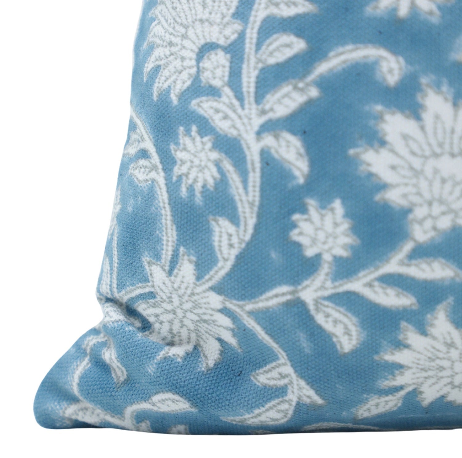 ARADHANA BLUE PILLOW COVER - Fabdivine