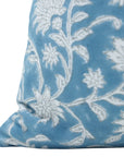 ARADHANA BLUE PILLOW COVER - Fabdivine