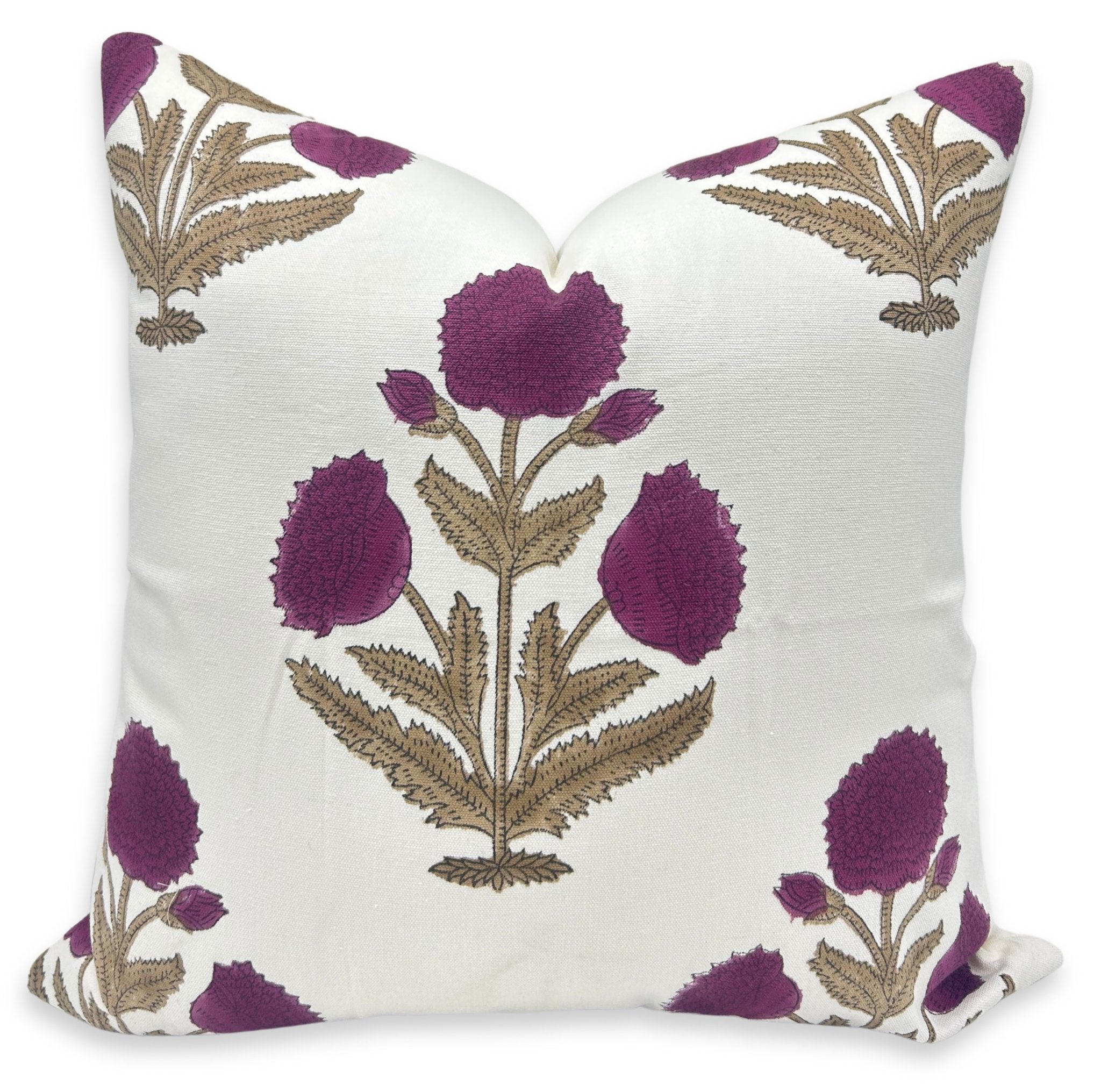 BADSHAH PURPLE PILLOW COVER - FABDIVINE LLCBADSHAH PURPLE PILLOW COVERTCW Pillow CoverFABDIVINE LLC