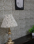 BLACK FOREST BLOCK PRINT WALLPAPER - Fabdivine