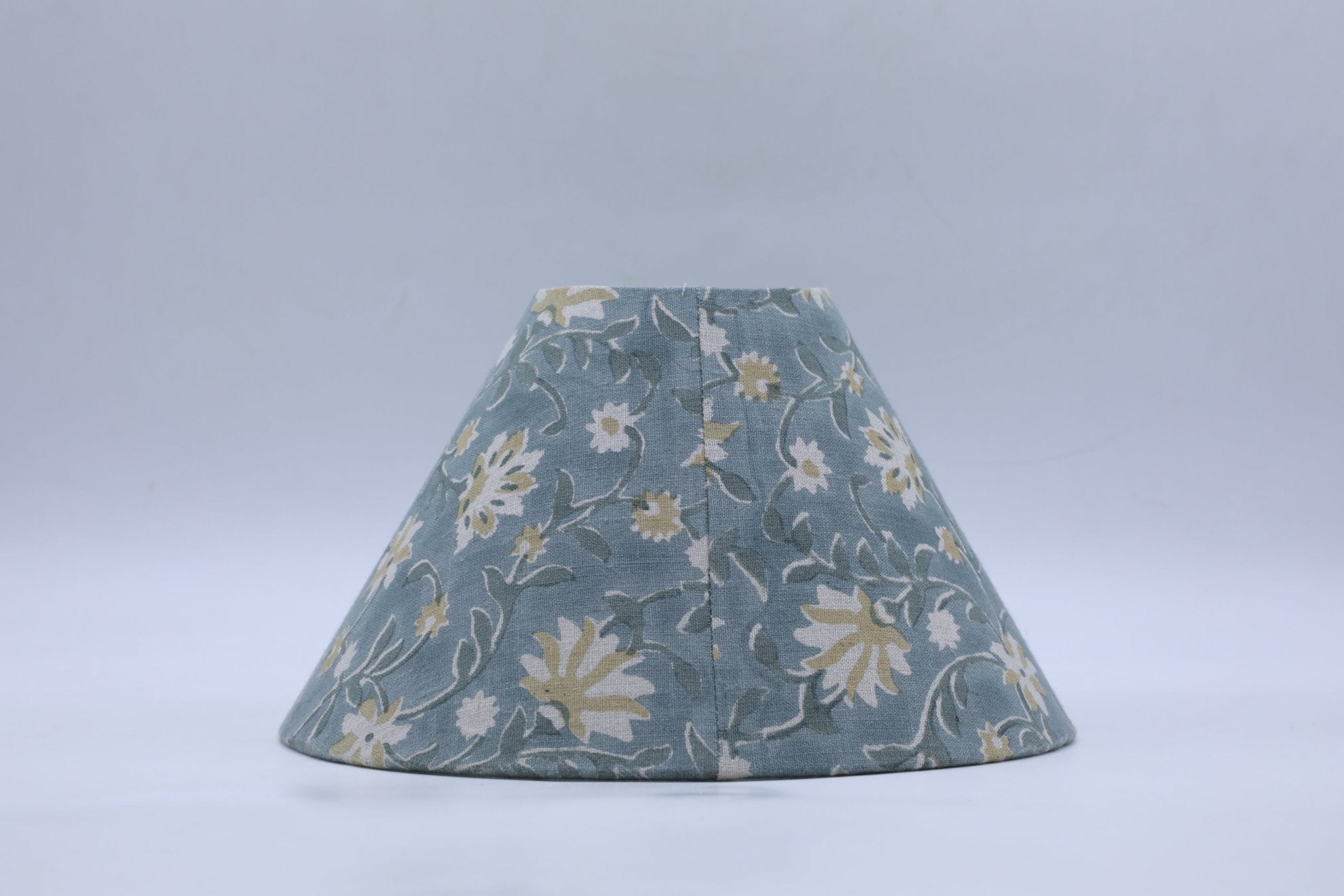 Block print cone lampshade - Aradhana - FABDIVINE LLCBlock print cone lampshade - AradhanaLampshadeFABDIVINE LLC