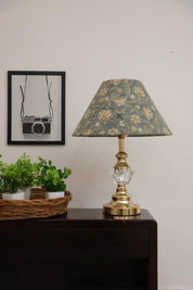 Block print cone lampshade - Aradhana - FABDIVINE LLCBlock print cone lampshade - AradhanaLampshadeFABDIVINE LLC