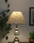 Block print cone lampshade - Himachal - Fabdivine