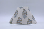 Block print cone lampshade - Hjara - Fabdivine