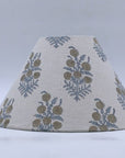 Block print cone lampshade - Hjara - Fabdivine