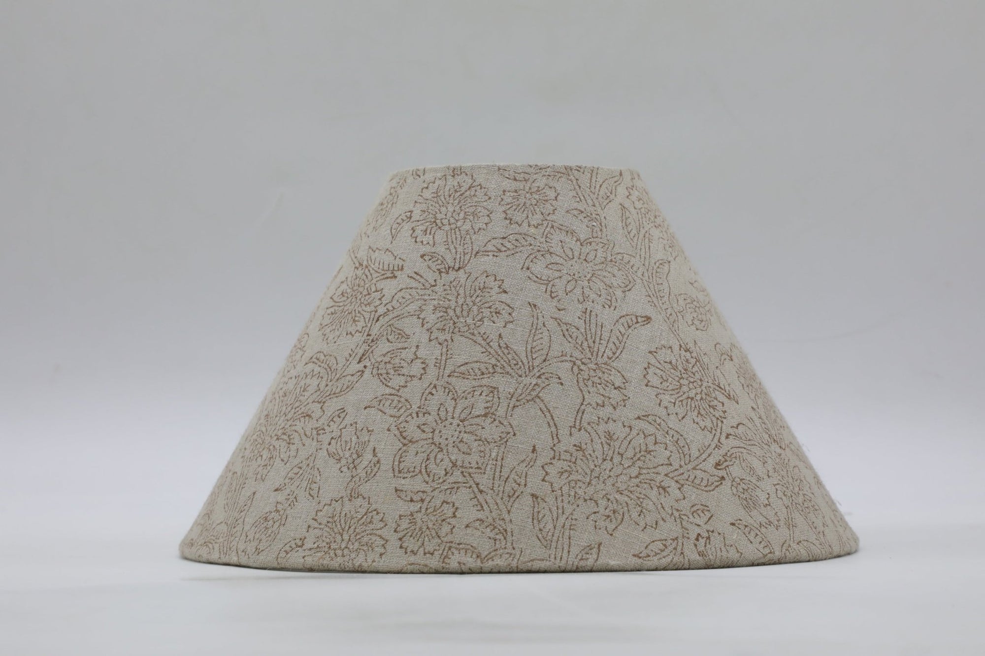 Block print cone lampshade - jarul - Fabdivine