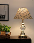 Block print cone lampshade - Kohinoor - Fabdivine