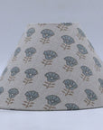 Block print cone lampshade - Kohinoor - Fabdivine