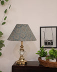 Block print cone lampshade - Neel Gagan - Fabdivine