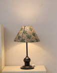 Block print cone lampshade - Pushpsamhita - Fabdivine