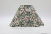 Block print cone lampshade - Pushpsamhita - FABDIVINE LLCBlock print cone lampshade - PushpsamhitaLampshadeFABDIVINE LLC