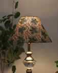 Block print cone lampshade - Pushpsamhita - Fabdivine