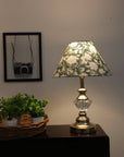 Block print cone lampshade - Rameshwaram - Fabdivine