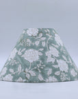 Block print cone lampshade - Rameshwaram - Fabdivine