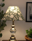 Block print cone lampshade - Rameshwaram - Fabdivine