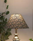 Block print cone lampshade - Superstar - Fabdivine