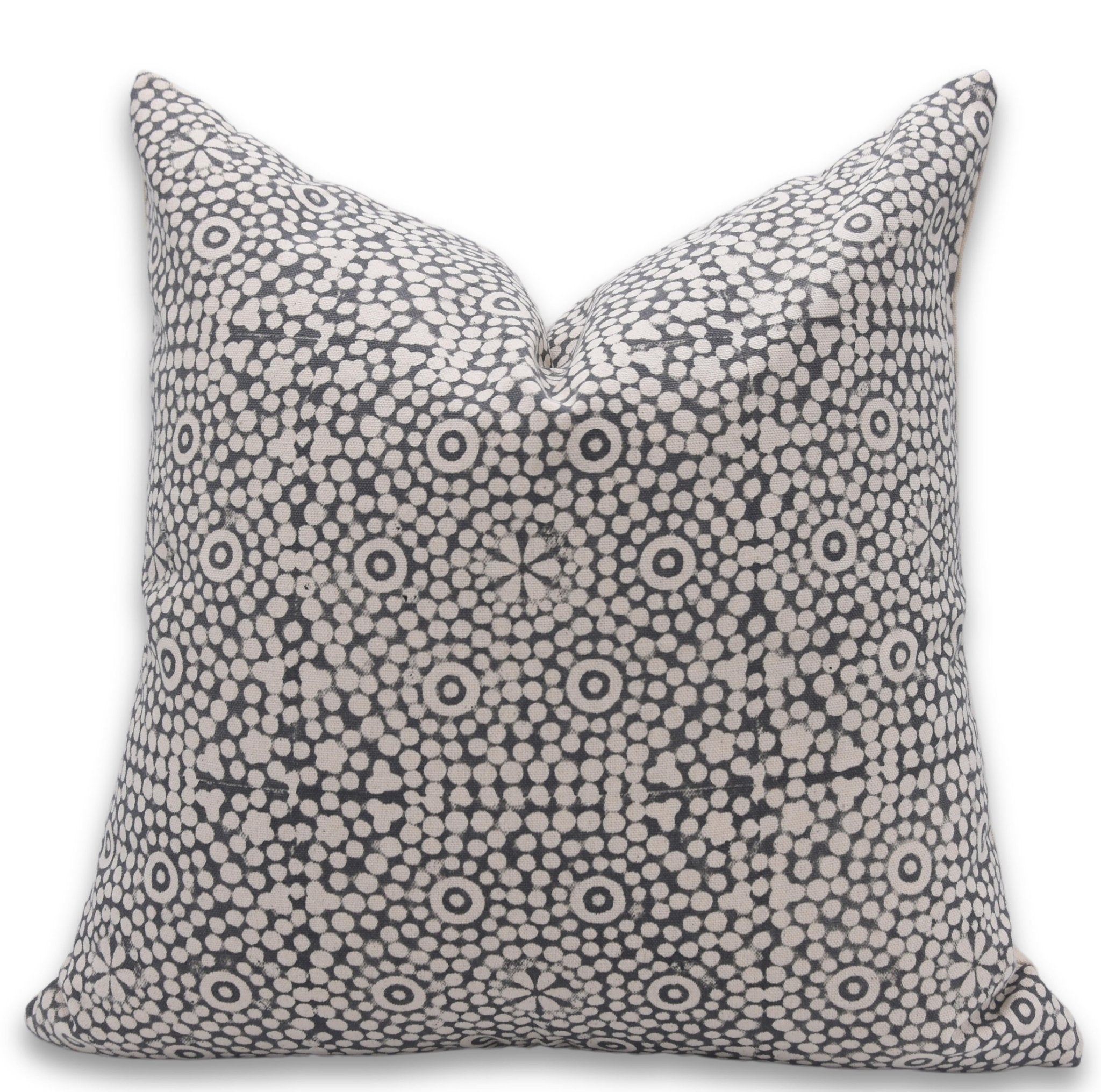 Block Print Cotton Pillow Cover - CHUNRIBUTI - FABDIVINE LLC