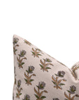 Square duck canvas cotton pillow cover - Coastal Tulip - Fabdivine