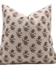 Square duck canvas cotton pillow cover - Coastal Tulip - Fabdivine