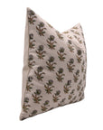 Square duck canvas cotton pillow cover - Coastal Tulip - Fabdivine