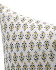 Block print Duck Canvas throw pillow cover- GOLD FISH - Fabdivine