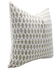 Block print Duck Canvas throw pillow cover- GOLD FISH - Fabdivine