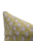 JASMINE Block Print Cotton Pillow Cover - Fabdivine