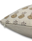 Square/Lumber block print pillow cover- duck canvas cotton- KOHINOOR - Fabdivine