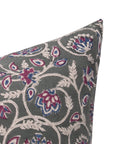 Duck Canvas Cotton boho pillow/cushion cover - SARASWATI - Fabdivine