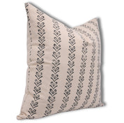 Block print pillow cover for sofa or bed made from Duck Canvas Cotton with a tribal design. - Fabdivine