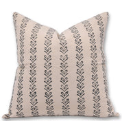 Block print pillow cover for sofa or bed made from Duck Canvas Cotton with a tribal design. - Fabdivine