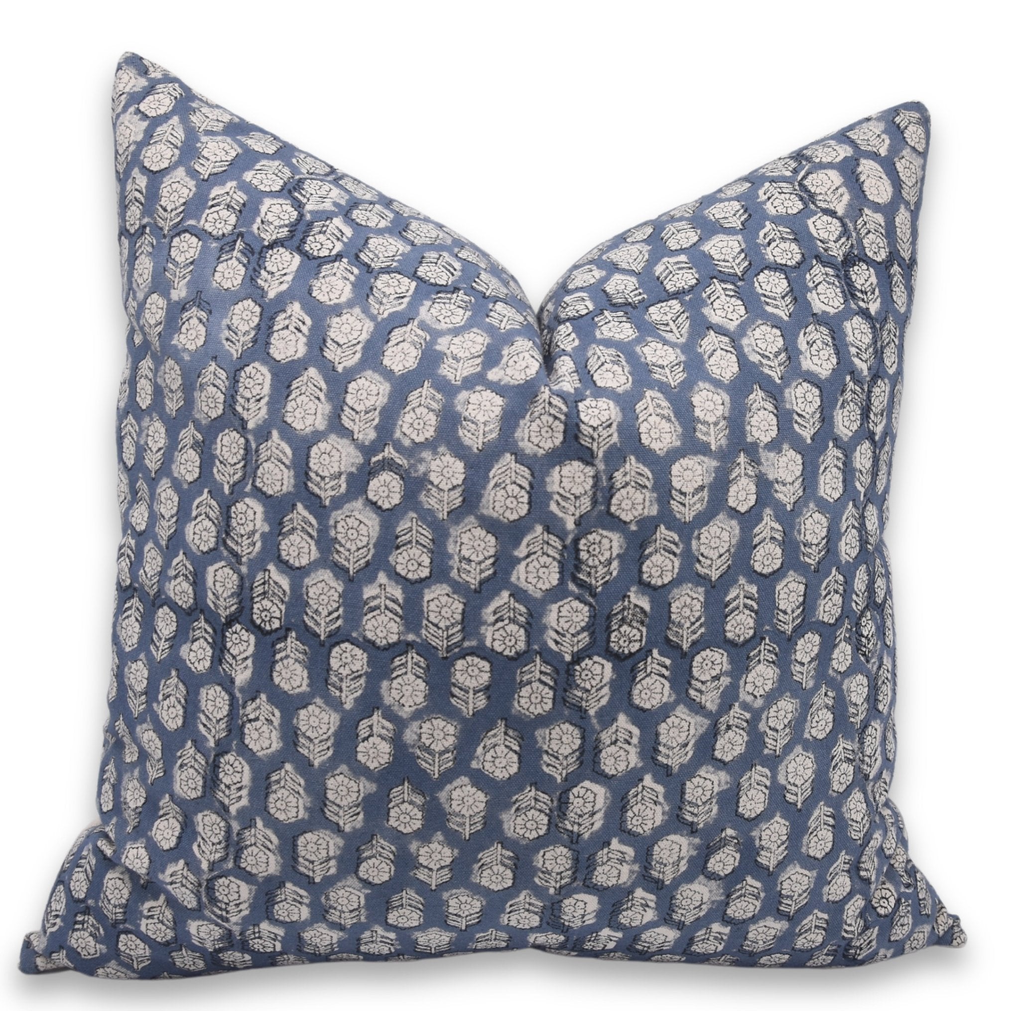 Duck Canvas Cotton Pillow Cover - TULSI BUTI - Fabdivine