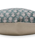 TULSI BUTI Block Print Pillow Cover for Sofa, Couch, or Bed - Fabdivine